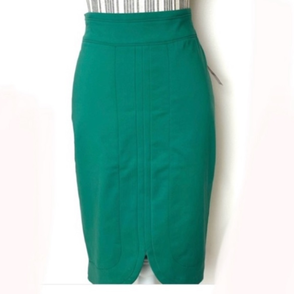 NWT Green Pencil Skirt Size 10 NY & Co. 7th Ave Design Studio